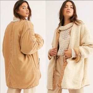 Free People Ivy Jacket Reversible Camel Medium